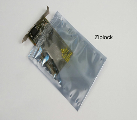 Blindage statique stratifié métallique translucide de sachet en plastique d'ESD d'emballage électronique