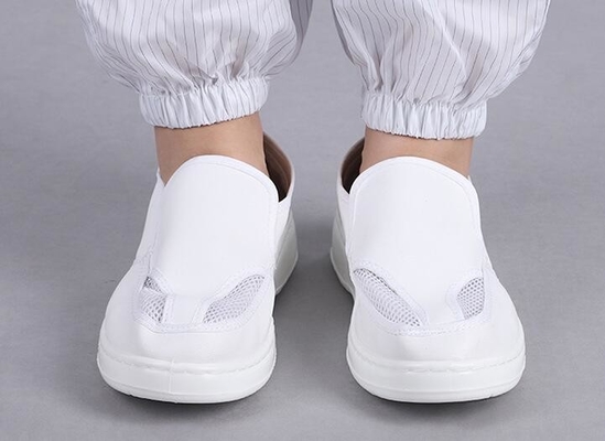35-46 les accessoires de Cleanroom d'unité centrale garnissent en cuir la chaussure d'ESD pour la fabrication de nourriture
