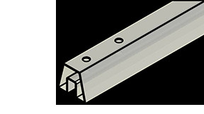 expédition en plastique claire de tube d'ESD des composants 10e6-10e9 électroniques