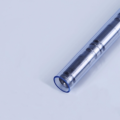 Tube clair dur d'emballage de PVC IC de place, anti tube statique en plastique