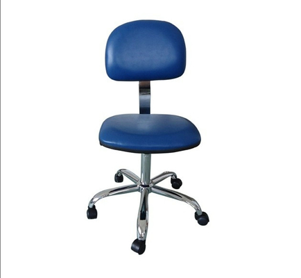 Chaise en aluminium durable de haute résistance de laboratoire d'ESD avec les poulies en nylon rotation de 360 degrés