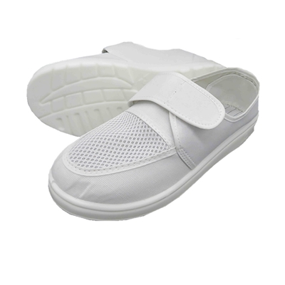 Glissement confortable respirable protégé de la poussière d'unité centrale du fond de PVC de Mesh Top Anti Static Shoes non