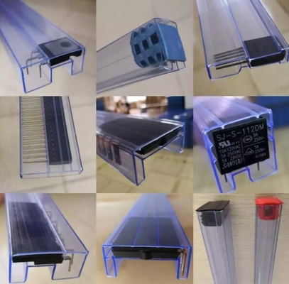 Tuyauterie d'expédition en plastique molle claire de tube d'emballage d'IC ​​antistatique