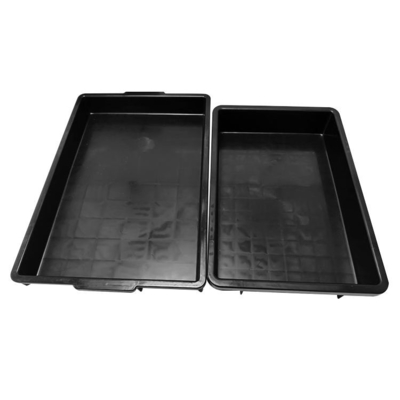 130 mm de profondeur plateaux en plastique ESD pour la solution d'emballage de taille interne 215x140x110 mm