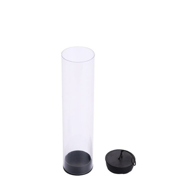 Tube de empaquetage clair en plastique de rond transparent de PETG/PVC pour le fil électrique