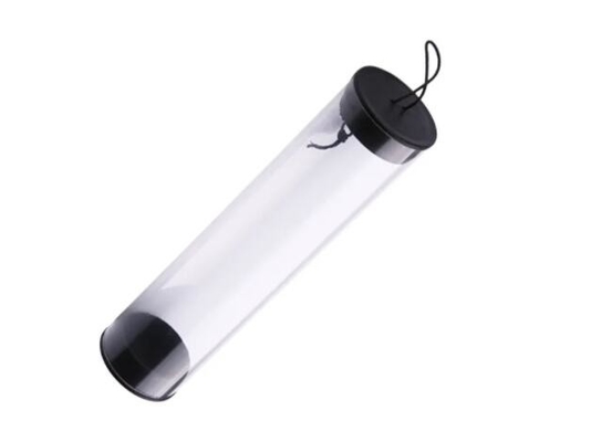 Tube de empaquetage clair en plastique de rond transparent de PETG/PVC pour le fil électrique