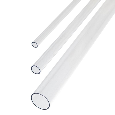 PC transparent de couleur de haut tube en plastique pur clair de polycarbonate