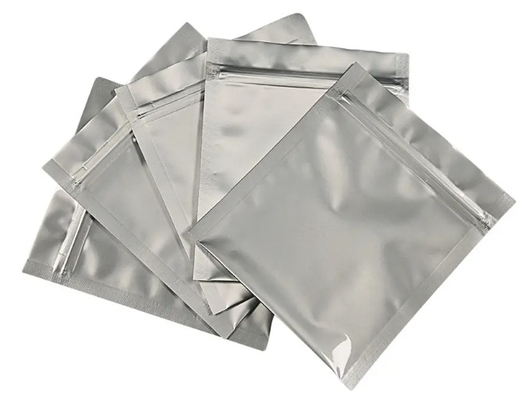 Protection contre l'humidité Oui Sac anti-humidité métallisé à haute barrière à l'oxygène et fermeture à fermeture éclair