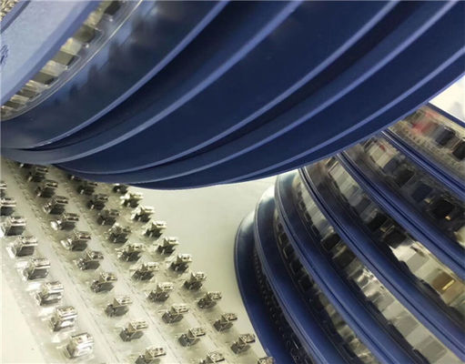 Ruban de transport ESD de haute précision pour l'emballage SMD, types papier et plastique, tailles personnalisées disponibles