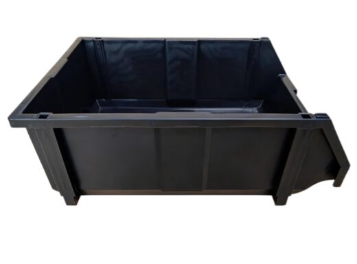 Boîte de pièces ESD empilable, conteneur en plastique ESD pour la logistique électronique