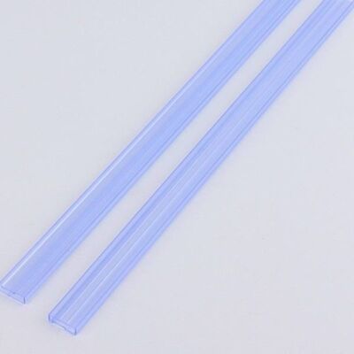 Tubes d'emballage IC carrés en PVC ESD transparents, taille personnalisée pour le stockage de composants
