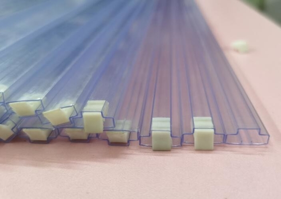 Tube antistatique emballage sensible transparent d'IC d'ESD et de module