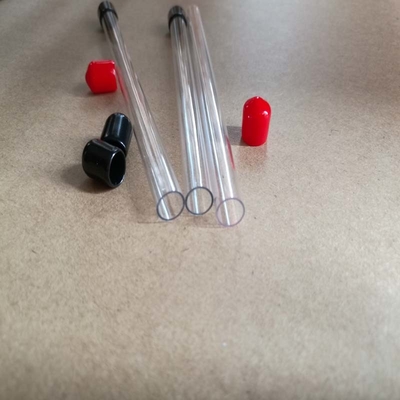 Taille en plastique de personnalisation de cylindre d'emballage de tube d'espace libre de l'ABS PETG IC