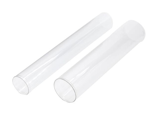 Longueur de empaquetage des tubes 12CM 1500CM de cylindre en plastique de tube d'ESD de PC