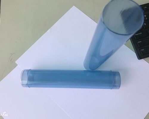 Le rond transparent de PVC de tube d'Esd flexible pour l'emballage ROHS a délivré un certificat