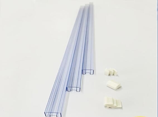 Rectangulaire transparent libre du stockage 10E6-10E10 de tube de l'halogène PETG IC