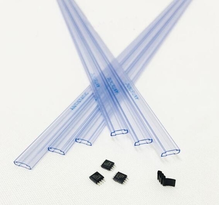 Épaisseur transparente statique de PC de cylindre anti 0.5mm-1mm d'ESD du tube carré