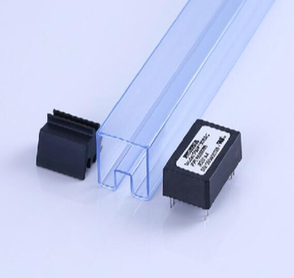Épaisseur transparente statique de PC de cylindre anti 0.5mm-1mm d'ESD du tube carré