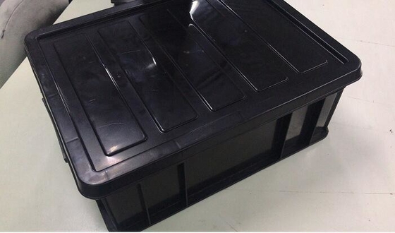 Récipients d'entreposage sûrs en plastique de pp Esd avec la couverture L360xW275xH130