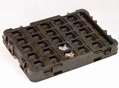 Boîte légère d'emballage de boursouflure, plateau de boursouflure de chocolat de 10E4-10E11 ESD