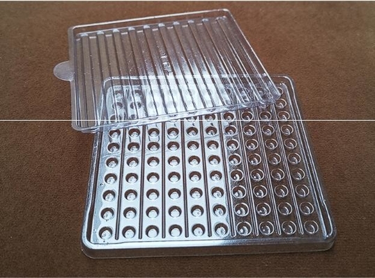 Matériel clair de PVC de l'ANIMAL FAMILIER pp picoseconde de carte PCB Tray Esd pour les composants électroniques
