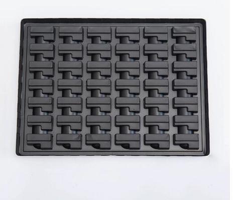 Boîte d'emballage de boursouflure du CÆ DELIXIN CYMK, plateaux de empaquetage de chocolat noir