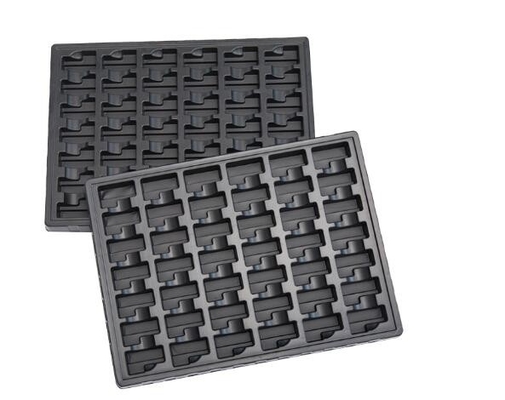 Boîte d'emballage de boursouflure du CÆ DELIXIN CYMK, plateaux de empaquetage de chocolat noir