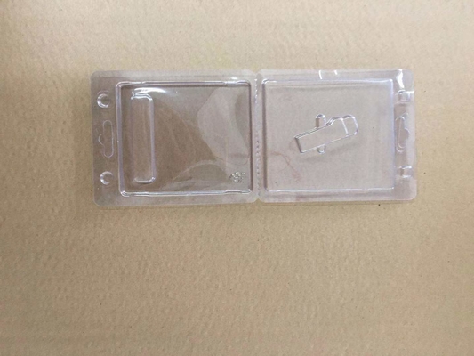 Plateau en plastique de boursouflure d'ANIMAL FAMILIER transparent pour les composants électroniques