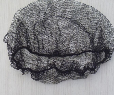 Mesh Fabric Cleanroom Accessories 21&quot; chapeau net en nylon jetable