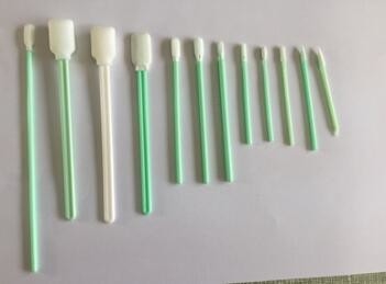 Tête en plastique d'éponge d'Esd de polypropylène d'écouvillon de mousse de poignée