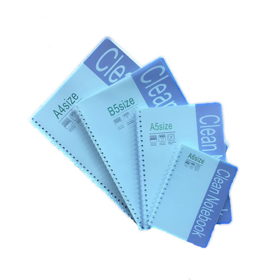 L'ESD lisant feuilles des accessoires 50 du Cleanroom A5 revêtement en PVC les blocs-notes en spirale