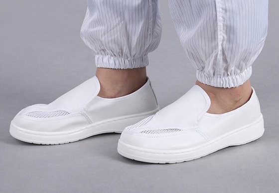 35-46 les accessoires de Cleanroom d'unité centrale garnissent en cuir la chaussure d'ESD pour la fabrication de nourriture