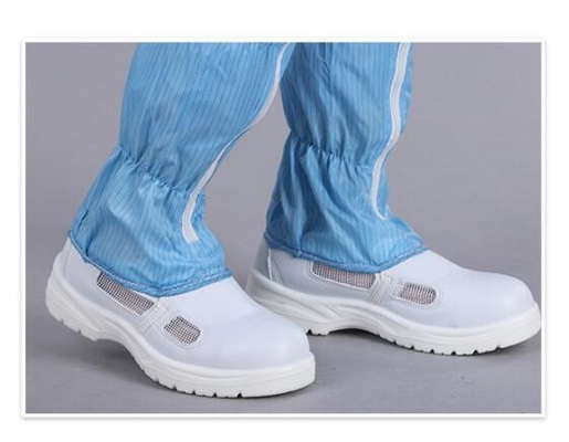 Chaussures de sécurité dispersives statiques uniques antipoussière bleues de PVC   Matériel d'unité centrale