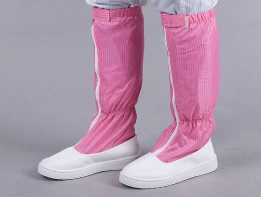 Chaussures de sécurité uniques en cuir de cleanroom de SPU protégées de la poussière pour le fonctionnement