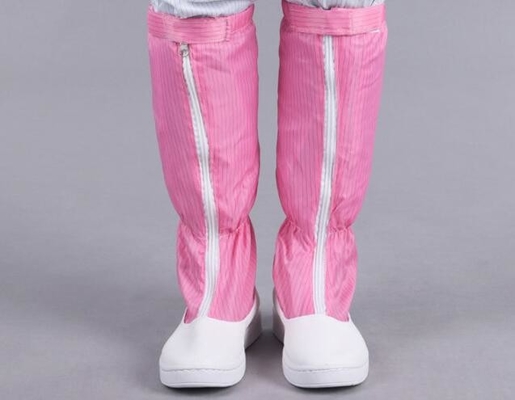 Chaussures de sécurité uniques en cuir de cleanroom de SPU protégées de la poussière pour le fonctionnement