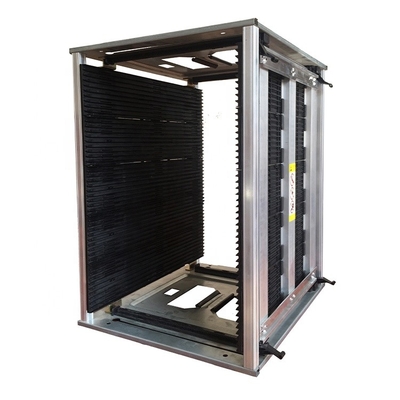 Accessoires statiques en aluminium de DLX anti, porte-magazines noir de carte PCB d'ESD