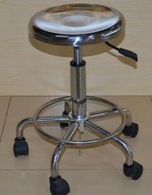 Chaîne ergonomique d'ascenseur de la chaise 560-820mm de selles de l'acier inoxydable ESD