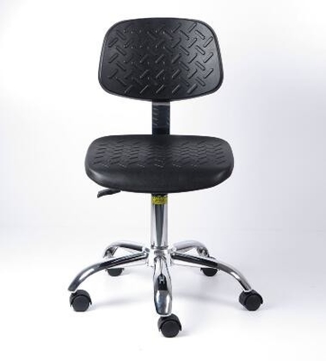 Chaise ergonomique en cuir de laboratoire de la chaise 400*400mm de selles de l'unité centrale ESD de BIFMA