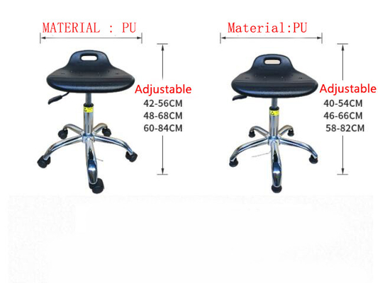 Chaise antistatique de tabouret d'ESD de pièce sans poussière d'unité centrale avec des roues pour l'usine pharmaceutique