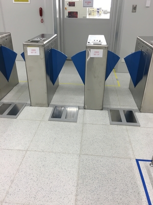 Double affichage d'appareil de contrôle d'affichage à cristaux liquides de direction de demi de taille d'ESD contrôle d'accès de tourniquet