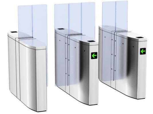 La porte piétonnière automatique de barrière de RFID courbent tourniquet de translation formé
