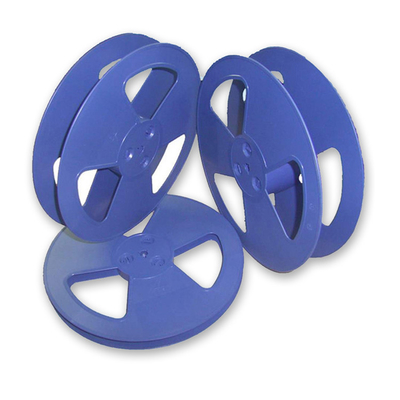 enrouleur de câbles en plastique de 24mm, bobines de fil vides bleues pour l'emballage de résistance de SMD