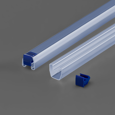 Tube d'IC ESD, anti épaisseur de empaquetage statique des tubes 0.5mm-2mm