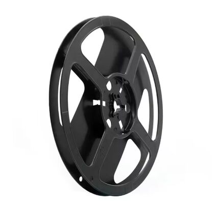 Bobines d'emballage en plastique noir de 7 pouces pour bandes LED flexibles SMD, bobines de bande porteuse