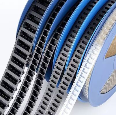 Ruban adhésif en relief pour bobines en plastique, compatible avec une largeur de 8 à 88 mm, longueur personnalisée prise en charge.