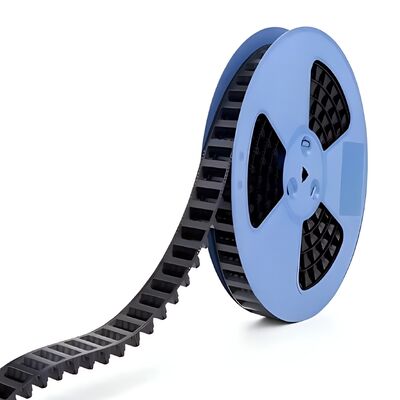 Tape de support en relief de matériau PS, largeur de 8 à 88 mm, destinée à l'emballage de modules IC et de composants électroniques.