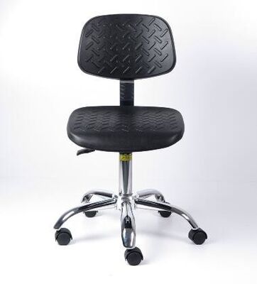 BIFMA chaise de laboratoire en cuir en PU ESD 400*400 mm