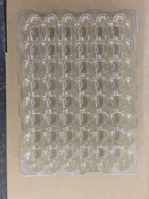 0.25mm Blister Tray Emballage Embossing Logo avec certification SGS