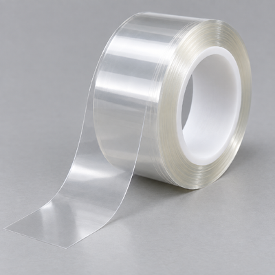 Ruban de couverture transparent pour emballage de transporteurs CMS avec options de largeur de 5,4 à 81,5 mm et sélection de grade ESD