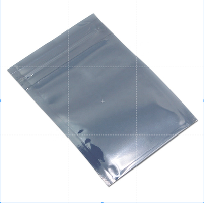 Salle blanche haute ouverte ESD sacs antistatiques en papier d'aluminium fermeture à glissière